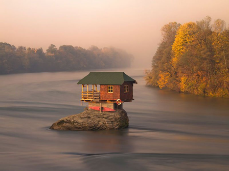 A River House in Siberia